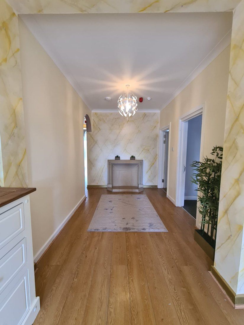 A welcoming hallway